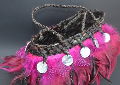flax kete by Ida Te Waiata Hamm